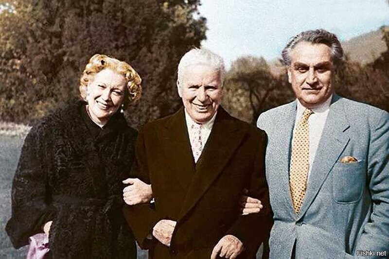 Любовь Орлова, Чарли Чаплин,  Григорий Александров