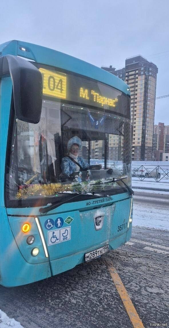 За рулём - Снегурочка