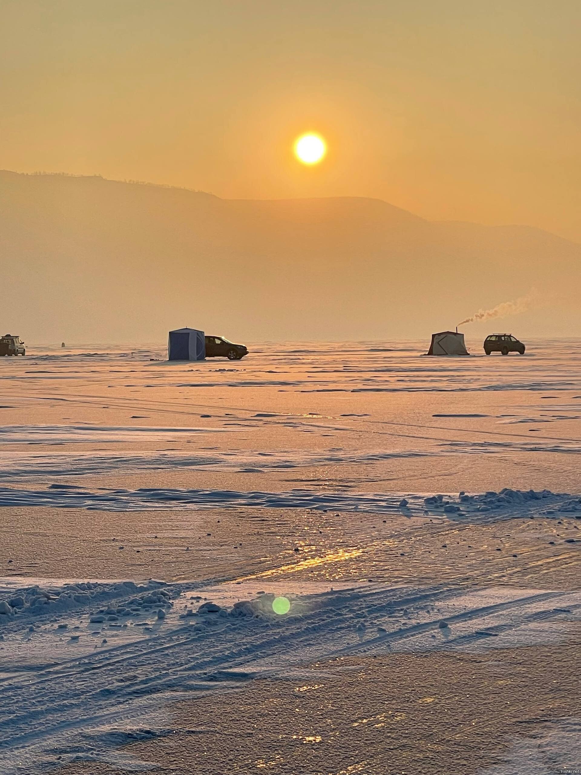 Утро на Красноярском водохранилище