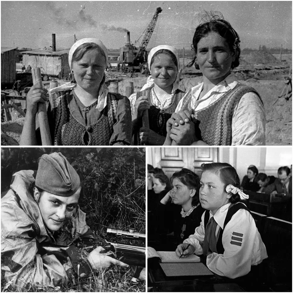 Советские женщины 1940-х годов