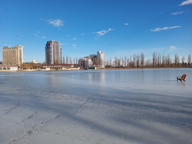 Нальчик .Второе озеро в январе 2026г