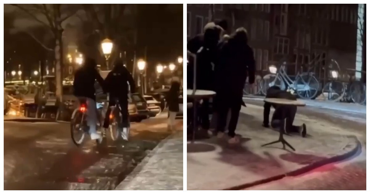 Пока Москву засыпает снегом, Амстердам превратился в каток