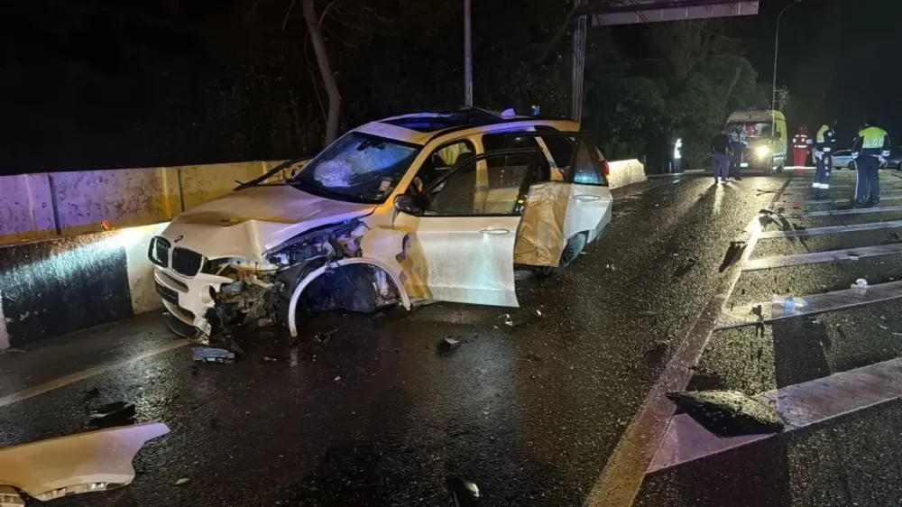 Тотальное ДТП на BMW