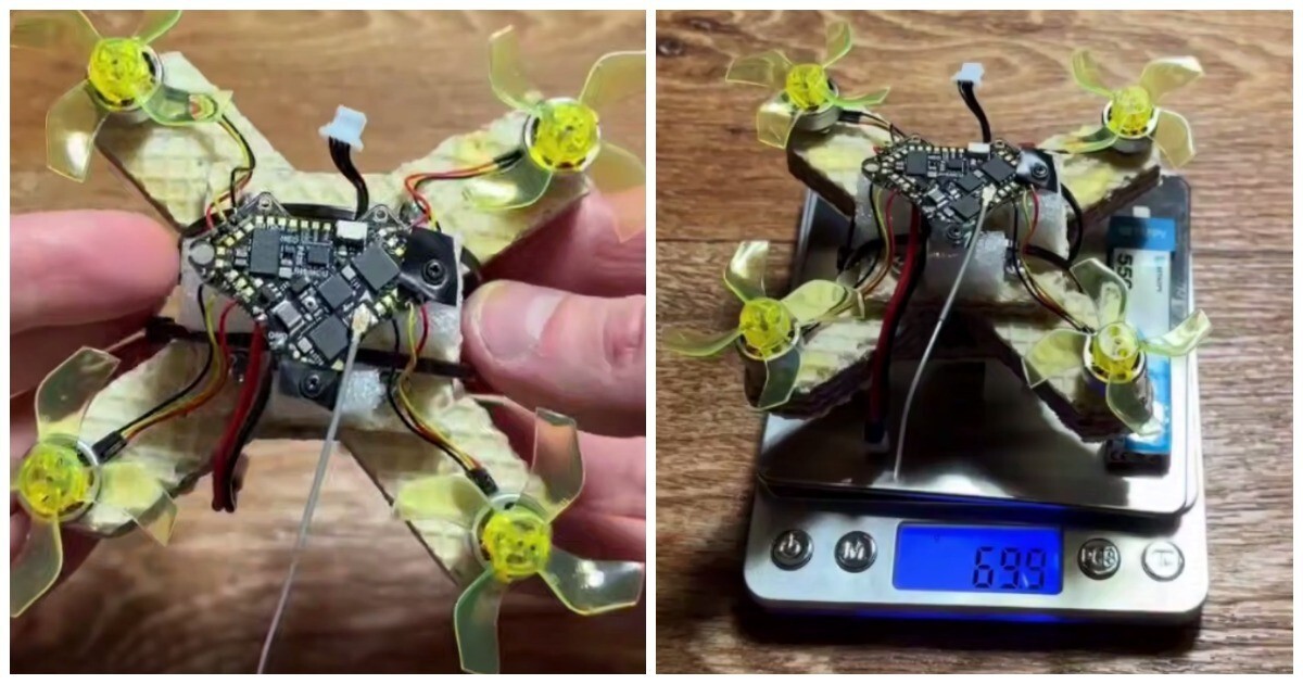 Мужчина создал вафледрон