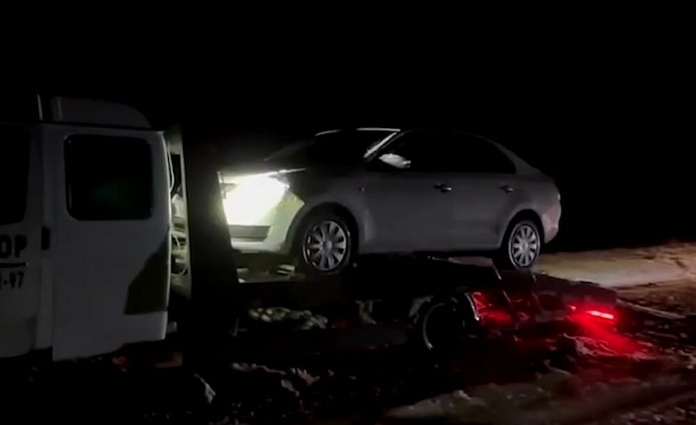 Очень повезло, что полиция их остановила