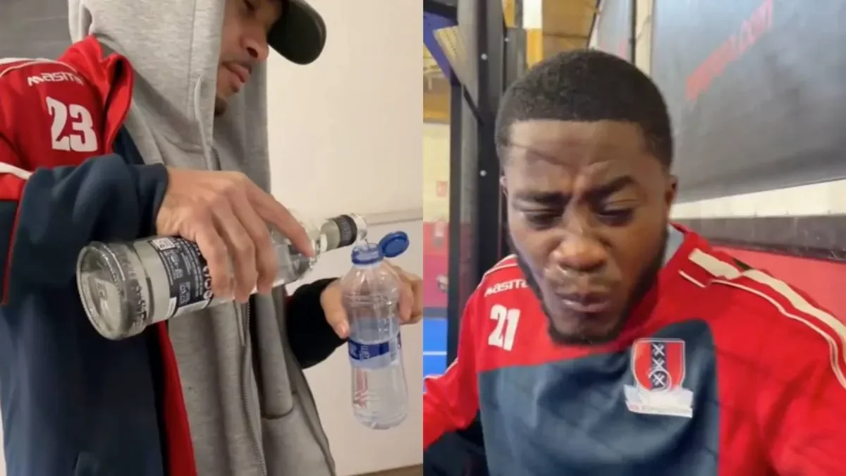 Пранкер подшутил над спортсменами после тренировки