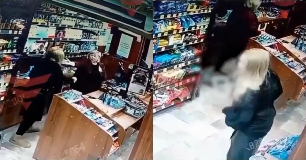 В Челябинске покупательница устроила бой с невидимками в магазине