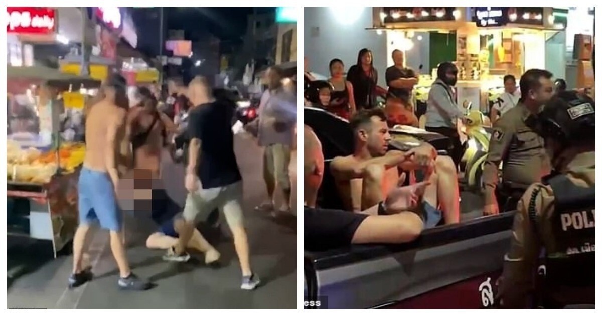 Туристы из разных стран устроили драку у бара в Таиланде