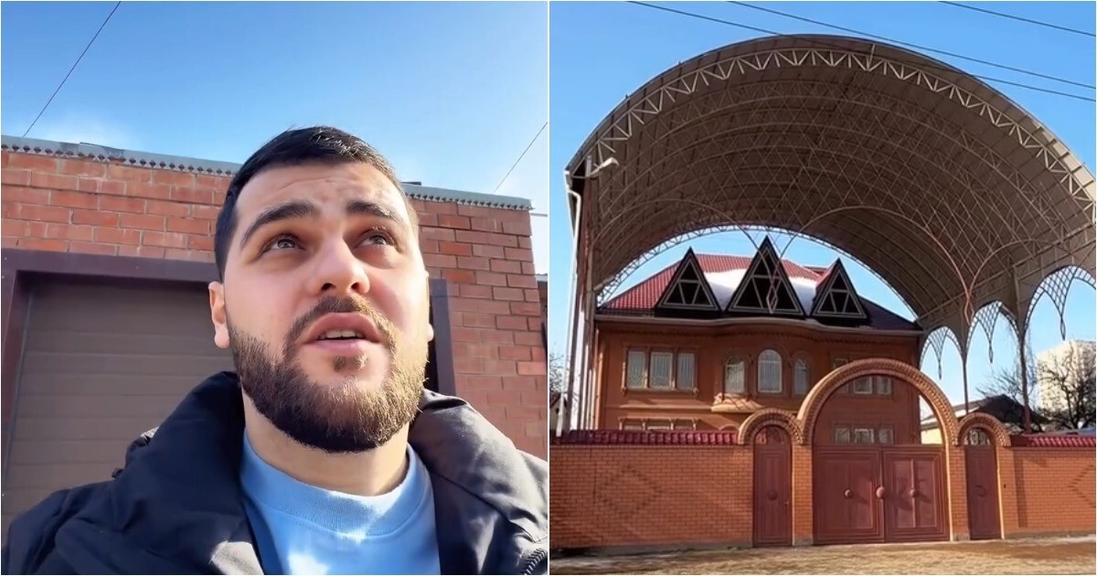 В Краснодаре заметили необычный трёхэтажный навес над частным домом