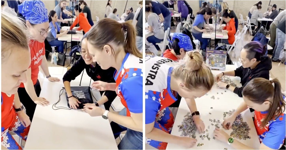 Чемпионат по скоростной сборке пазлов