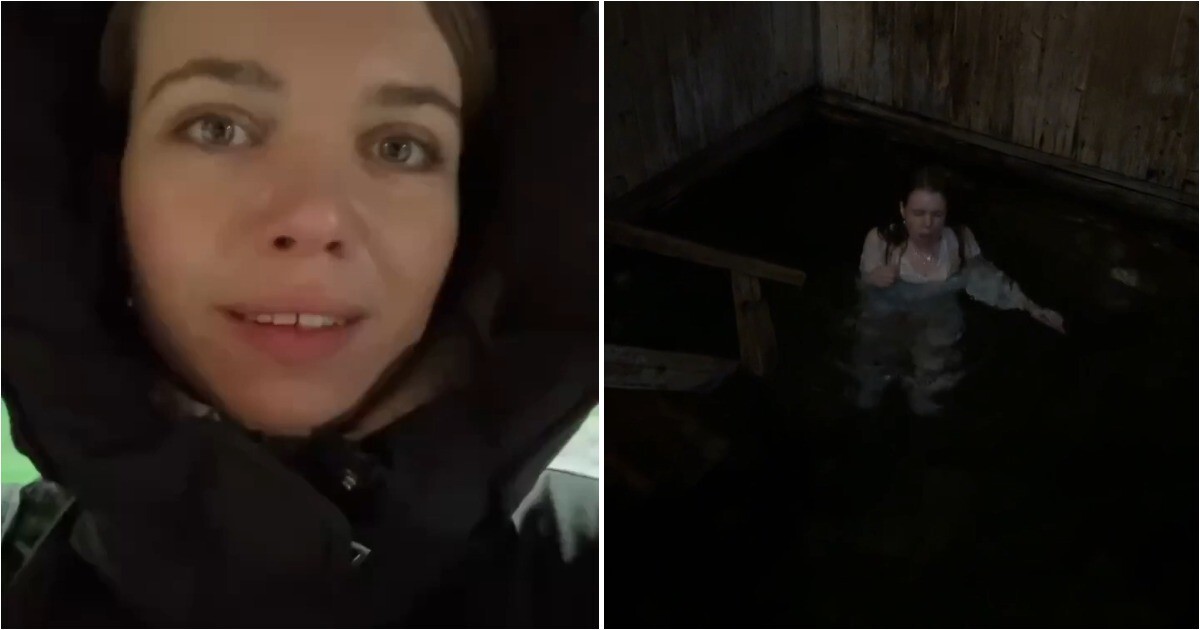 Приключения француженки в России: купель в минус 23