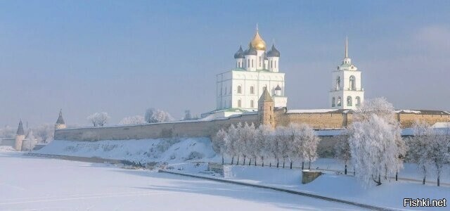 Псков, Кремль зимой