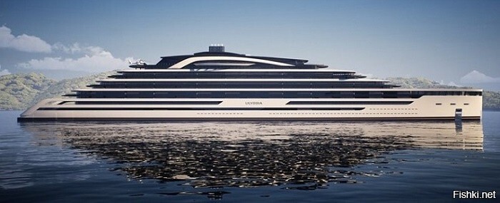 Одна из самых крупных яхт