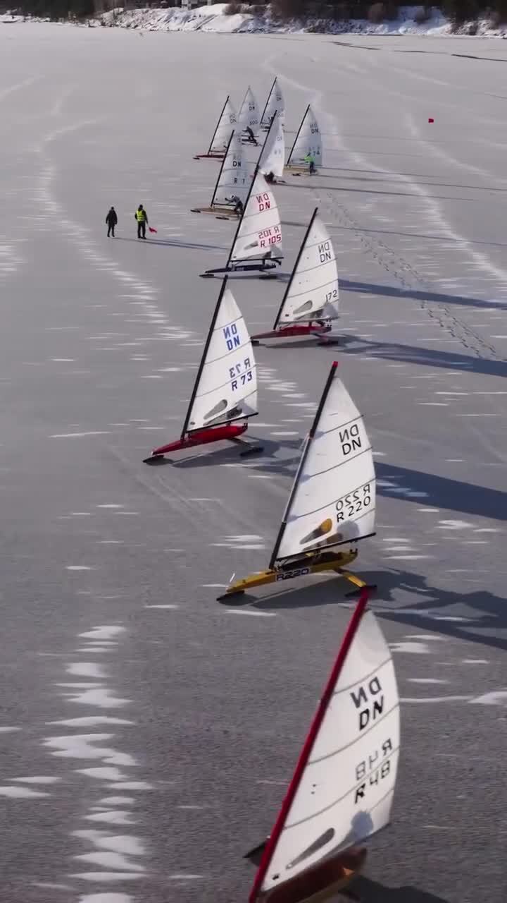 Буерный спорт на Бердском заливе
