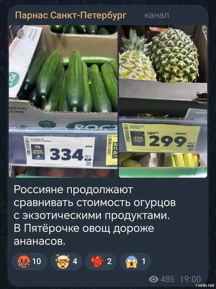 Ешь огуречики, рябчиков жуй