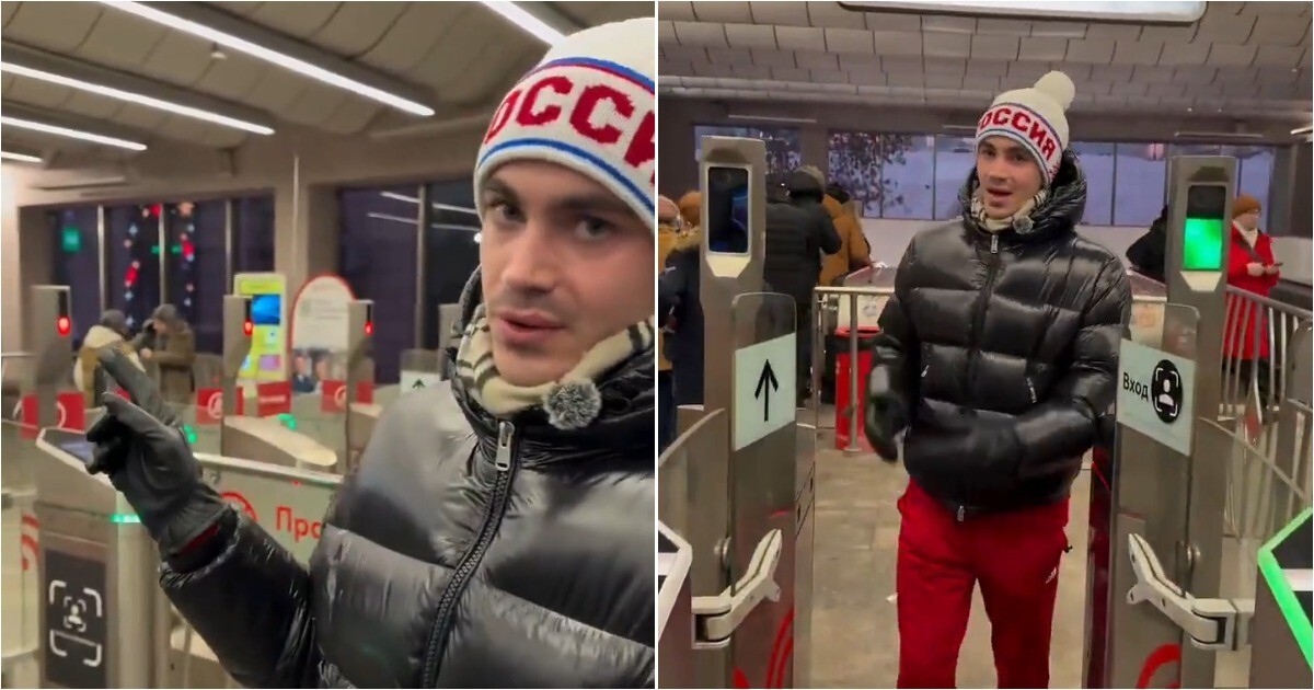 Иностранцы удивляются оплате лицом в московском метро