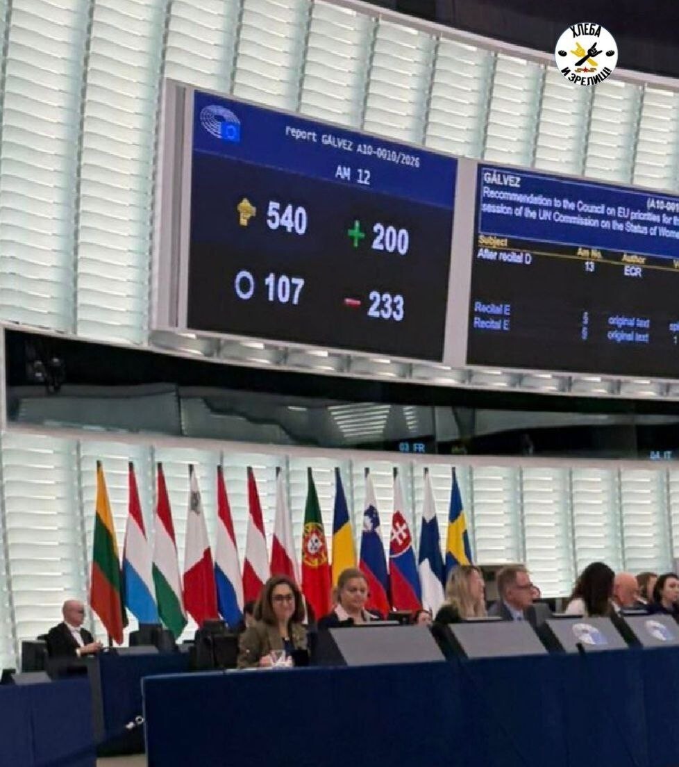 В Eвропарламенте произошло голосование по вопросу: «Только биологические женщины могут забеременеть?»