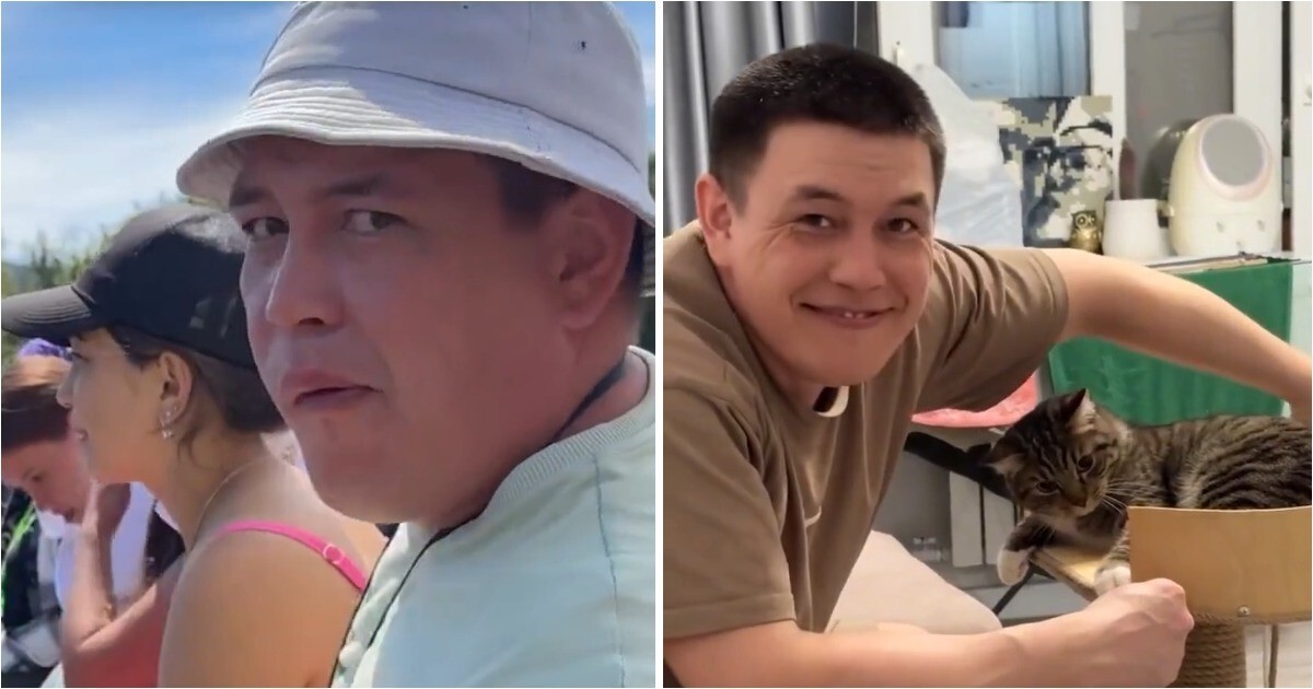 Как кот может растопить серьёзное лицо мужа
