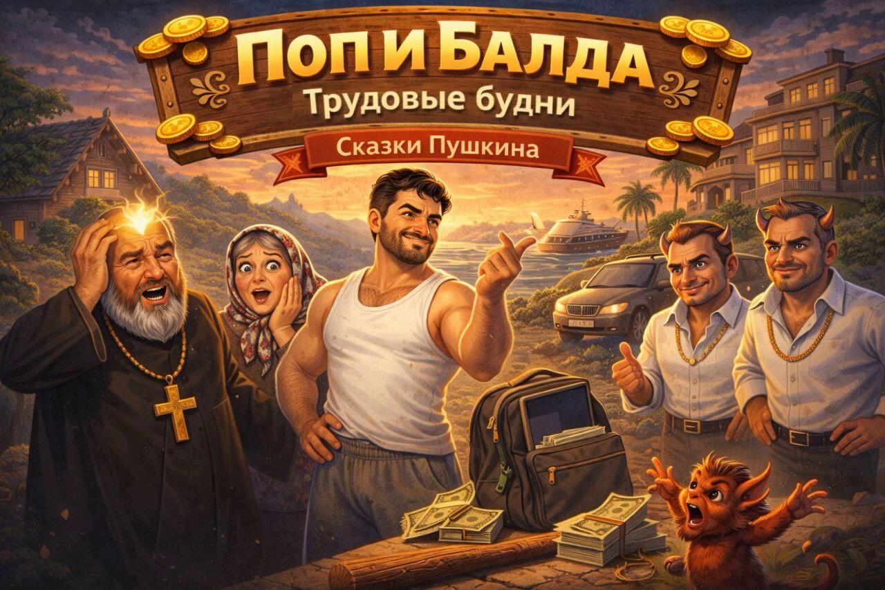 Поп и Балда. Трудовые будни