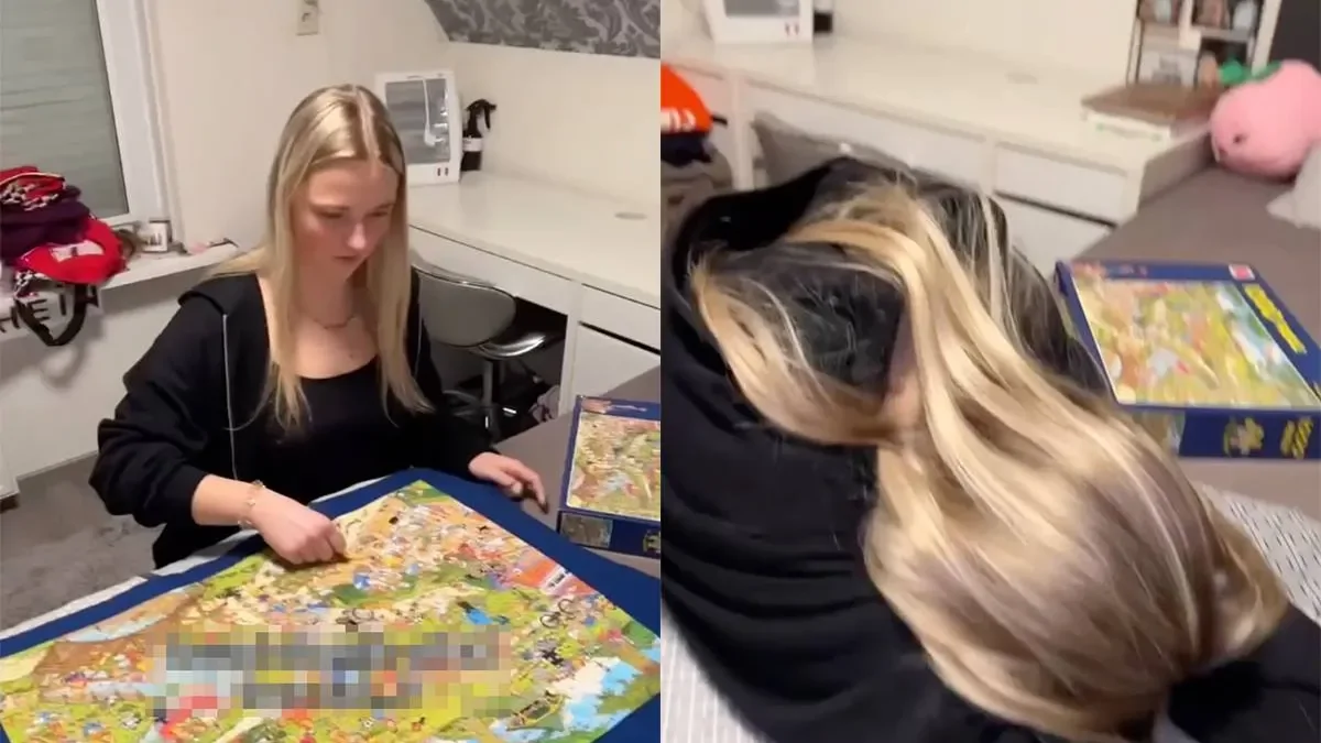 Пазл на тысячу деталей разрушен за секунду