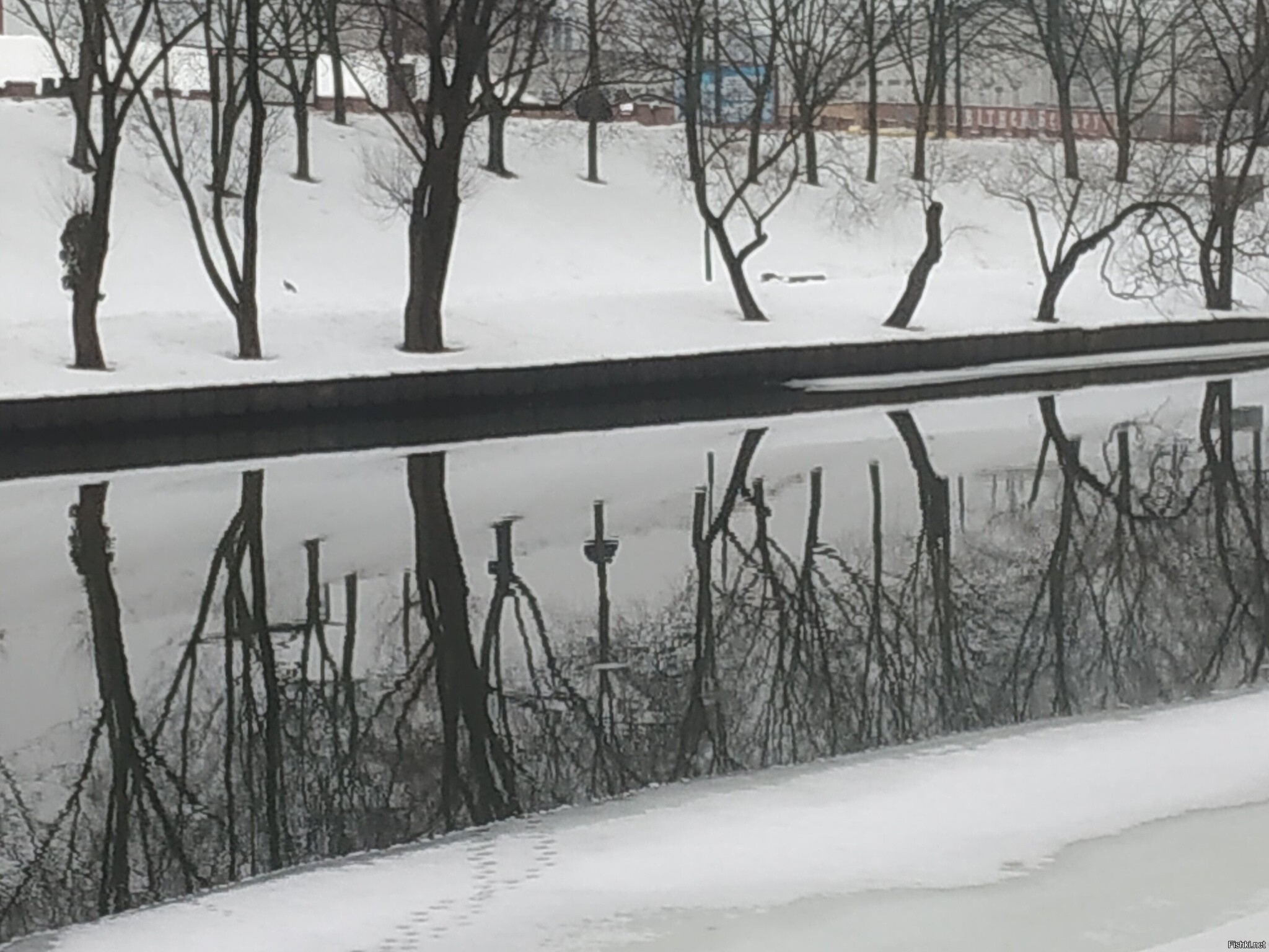 Минск, Свислочь, Оттепель