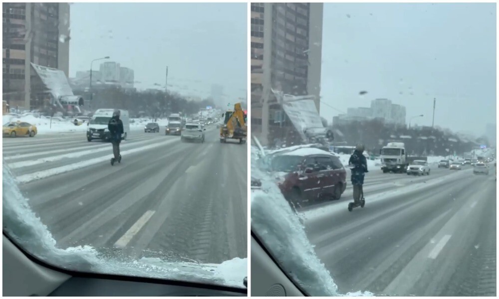 Встречного моноколёсника в кадре не хватает