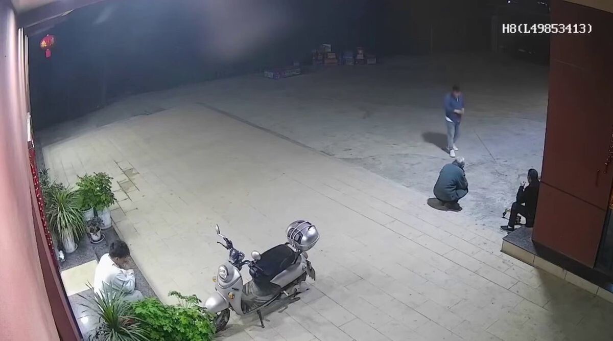 Внезапный "прилёт" в Китае