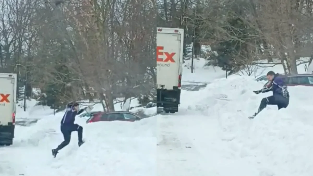 Когда доставка превращается в зимний квест