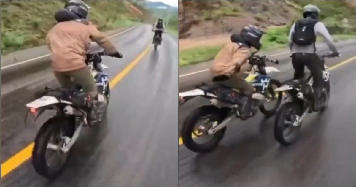 Неудачная шутка на дороге