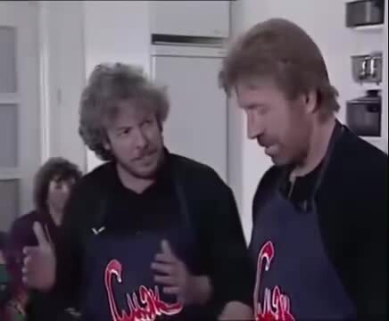 Чак Норрис в передаче "Смак", 1996 г