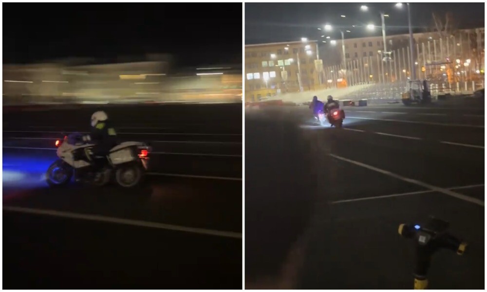 Мотобат ДПС и питбайкер