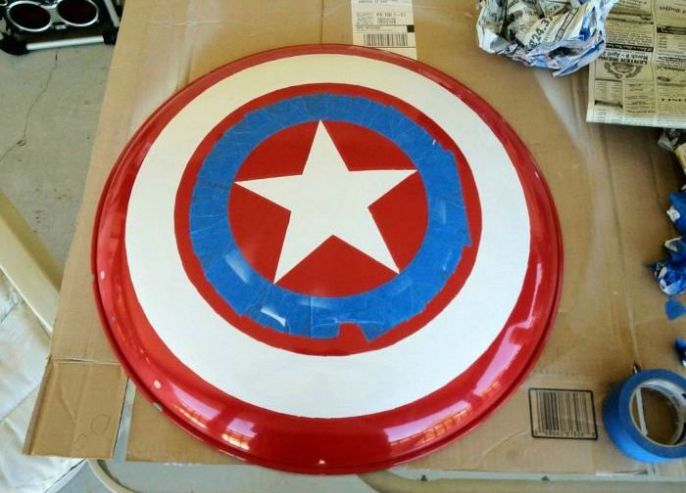 Perfect Captain America shield 
