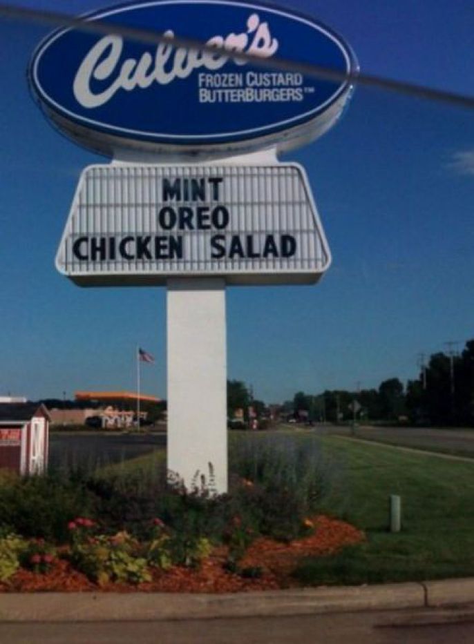 Mint Oreo Chicken Salad 