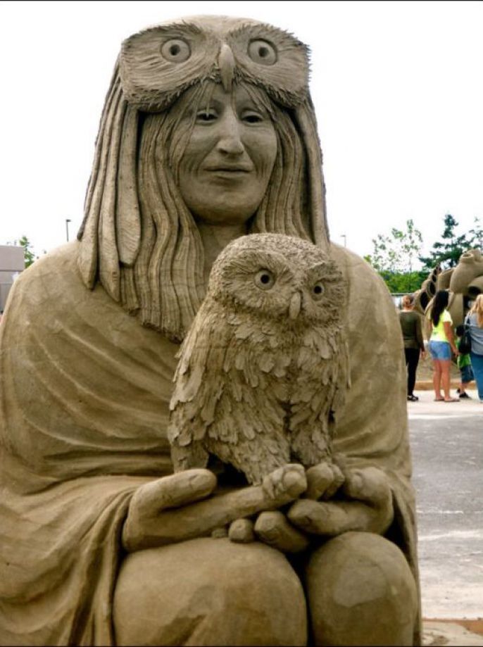 Sand Owl Woman 