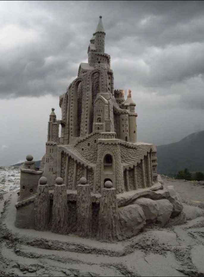 Extremely Impressive Sand Castle 