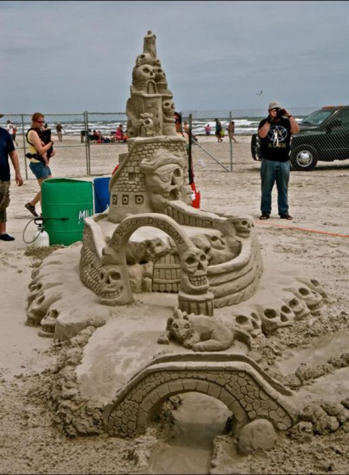 Intricate Sand Castle 