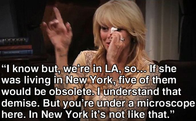 Comparing LA to New York 