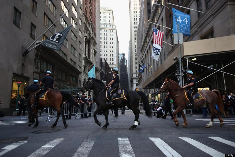 Horse Cops On Patrol 