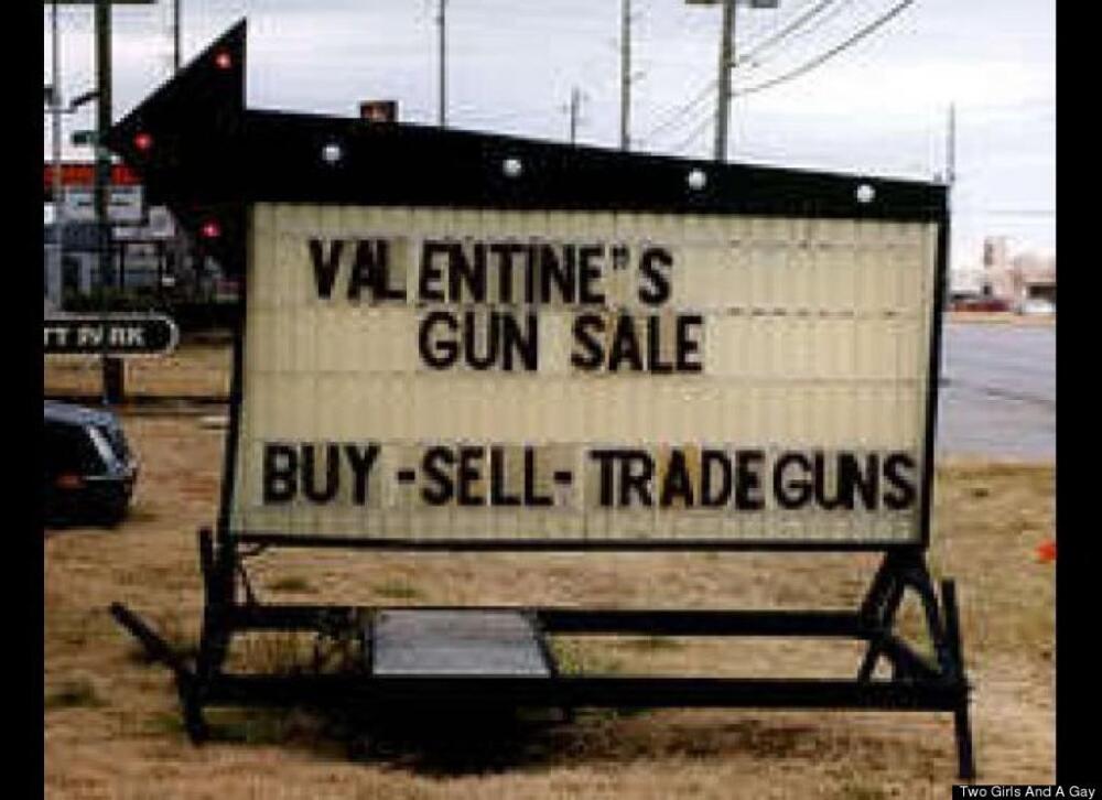 Valentines Day Gun Sale 