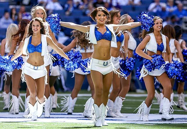 Colts Cheerleaders mid Field 