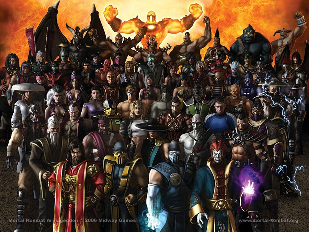 The Mortal Kombat Characters 