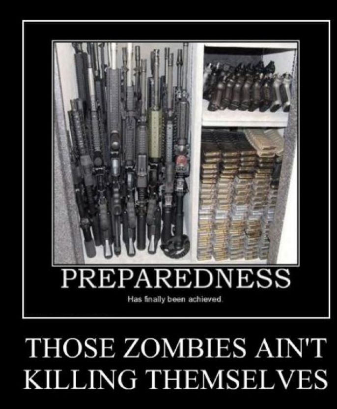 Be Prepared for zombie attacks 