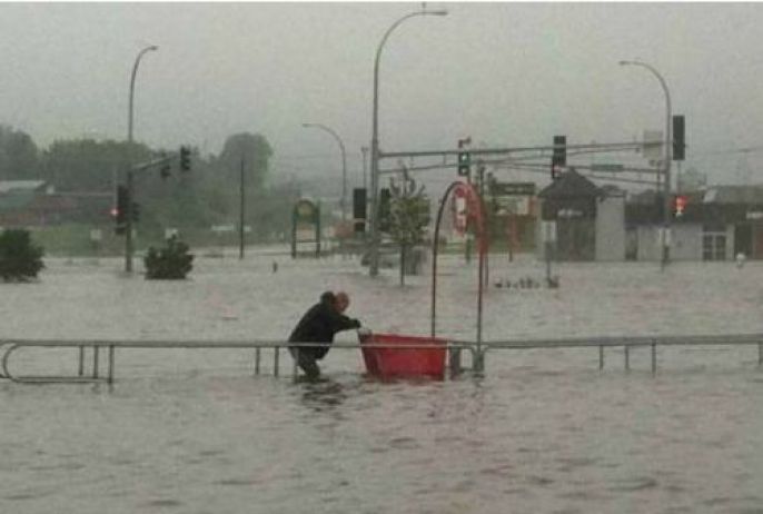 Cart Return In Flood 