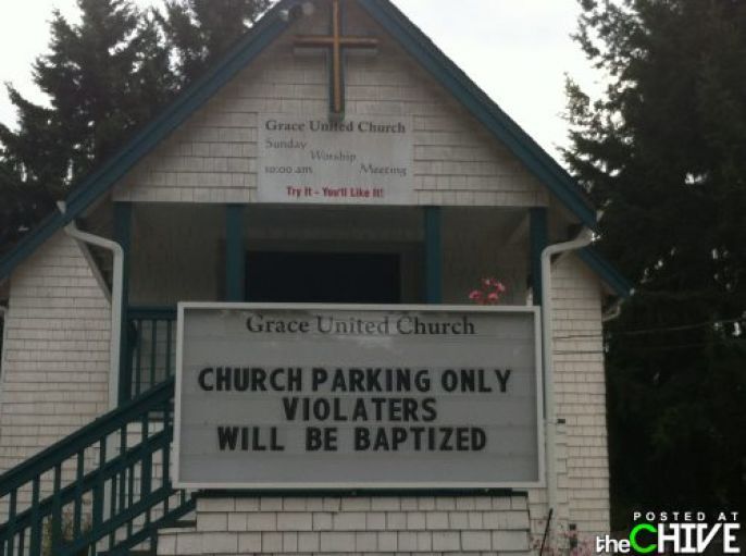 Violators will be baptized 