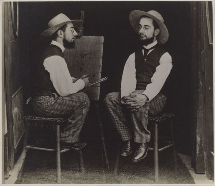 14. Henri de Toulouse-Lautrec, Artist and Model, 1892