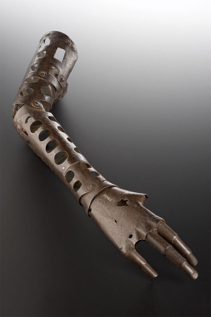 3. Hinged metal arm, 1500s