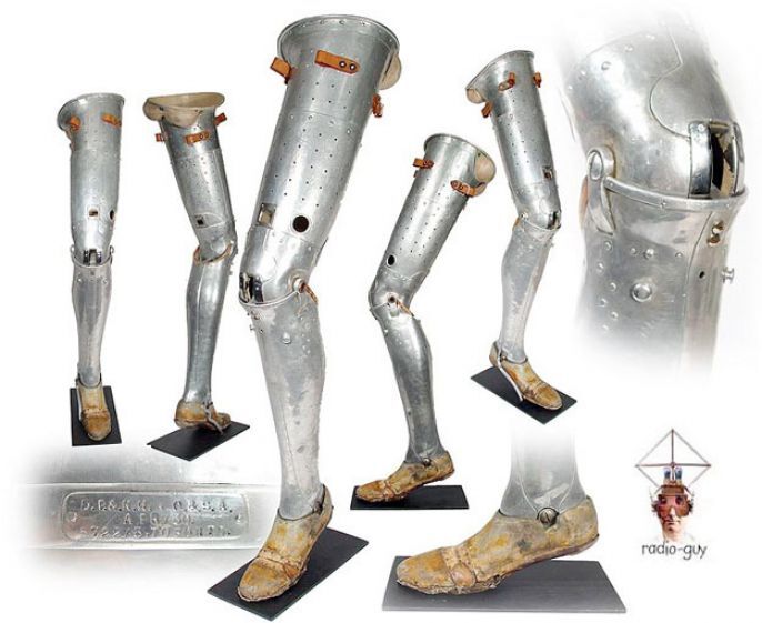7. Aluminum rivet leg, leather foot