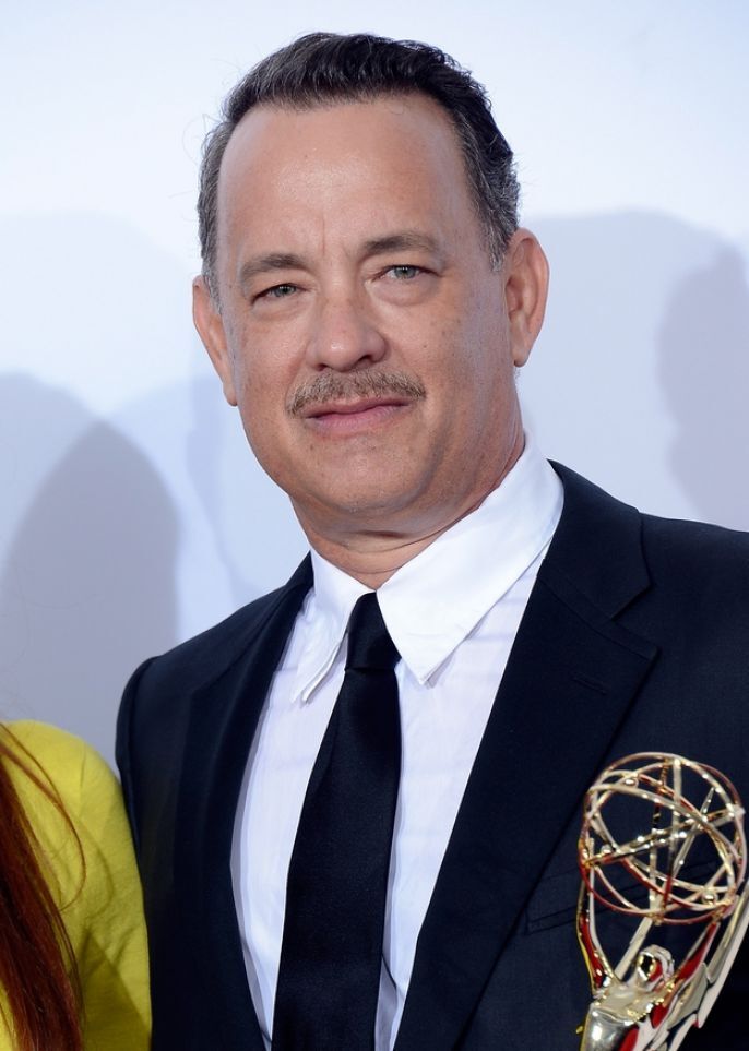Tom Hanks With His Grammy 