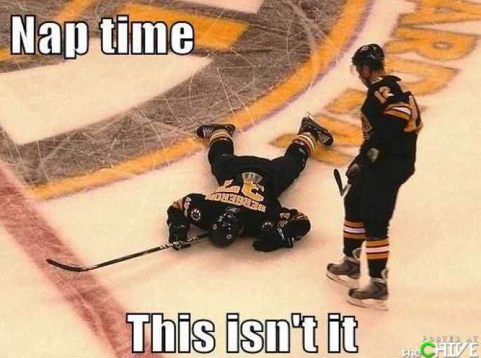 Hockey Nap Time 