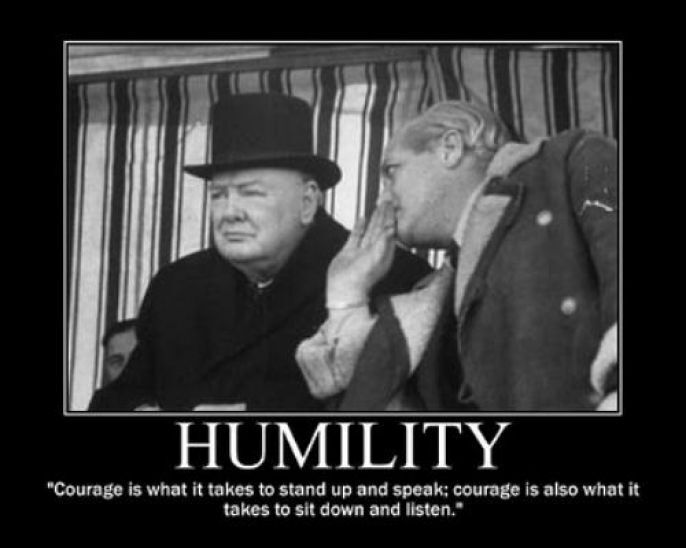 Winston Churchill Humility 